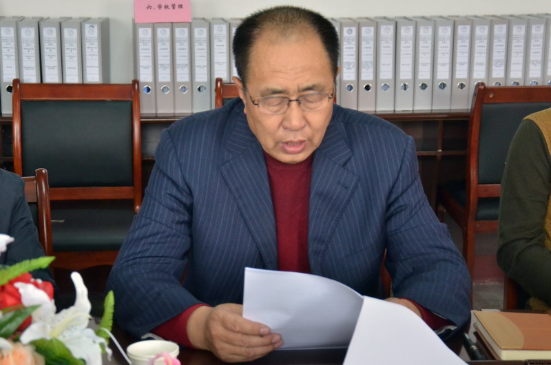 市教育局检查组来我校检查指导工作