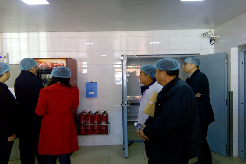 市教育局对我校进行安全工作大检查