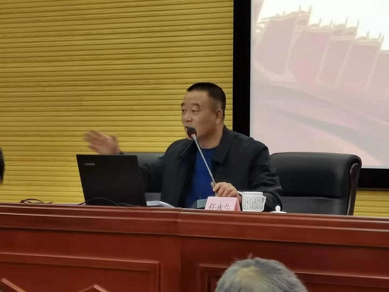 市二高中任永生校长赴市教师进修学院作十九届五中全会精神宣讲报告