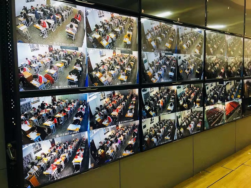 省市区联合督查组莅临市二高中督查工作
