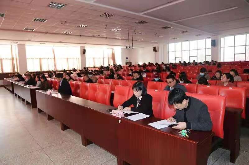 学党史 悟思想 办实事 开新局——市二高中召开党史学习教育动员大会