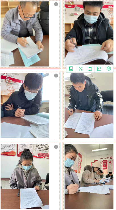 锚定既定奋斗目标 意气风发走向未来——市二高中掀起学习宣传党的十九届六中全会精神热潮（七）